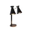 Luminária Aquecedora Glasart Double Spot Black - Presto Equipamentos