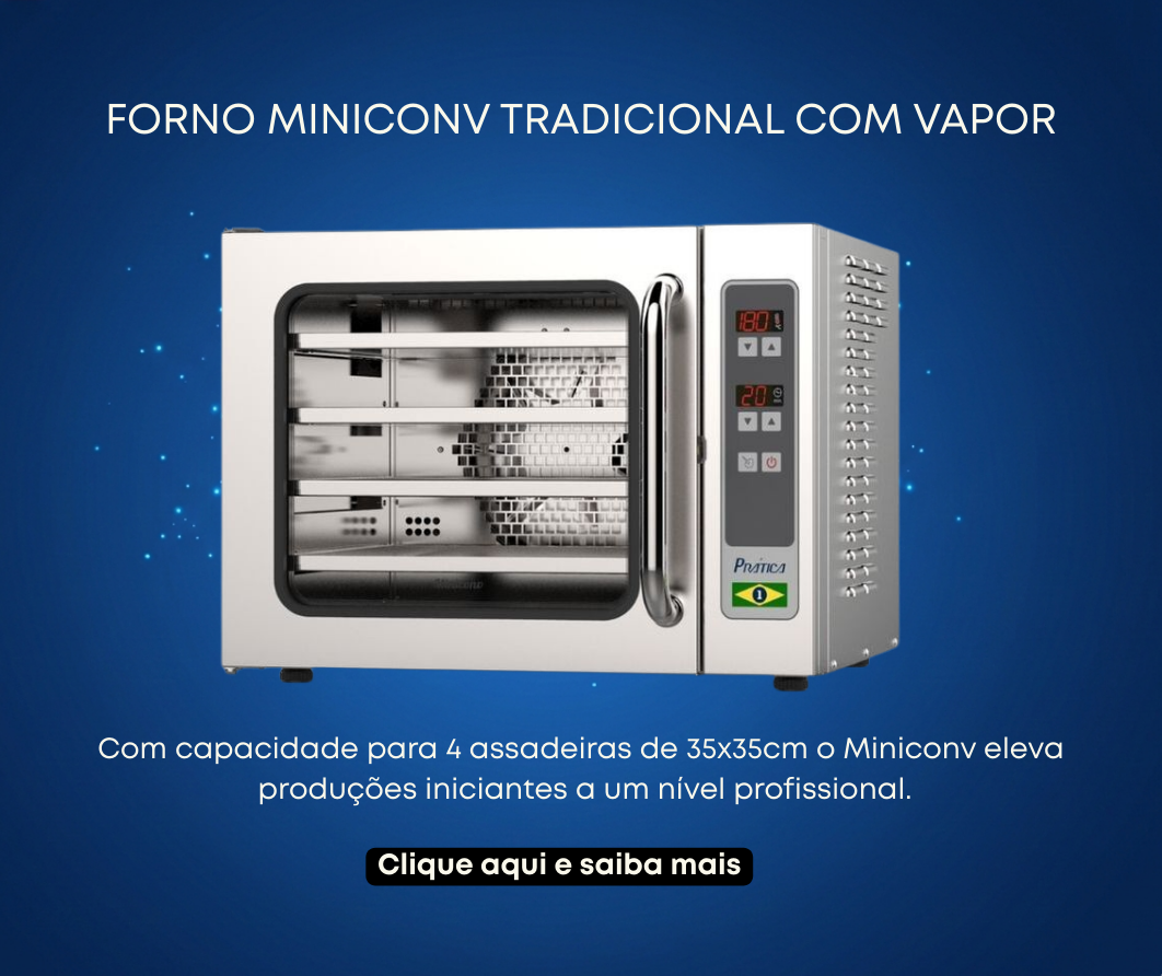 Forno Miniconv com vapor