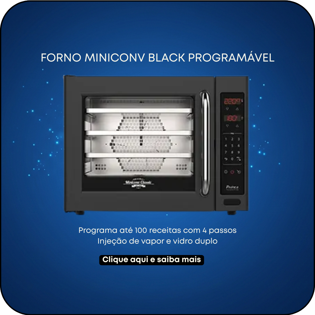 Forno Miniconv Black Programável