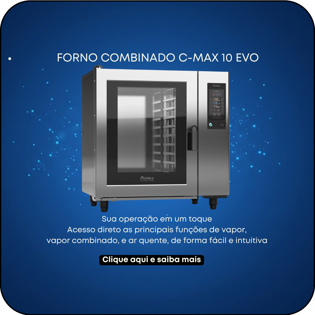 Forno Combinado C-MAX 10 EVO