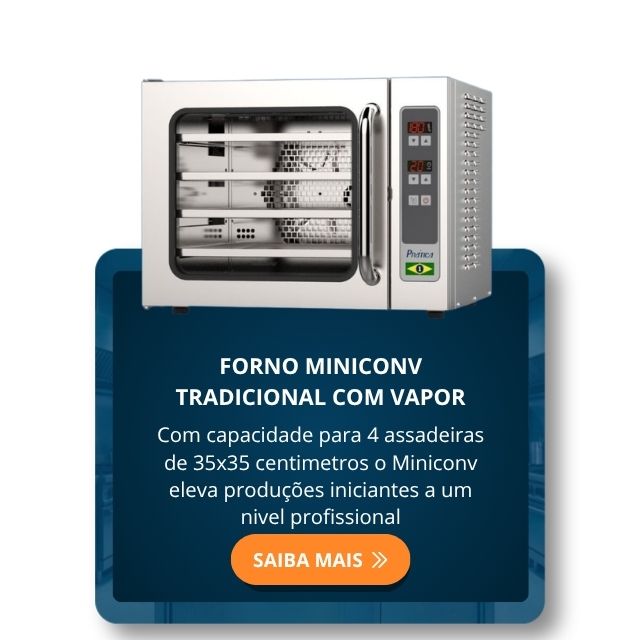 FORNO MINICONV TRADICIONAL COM VAPOR