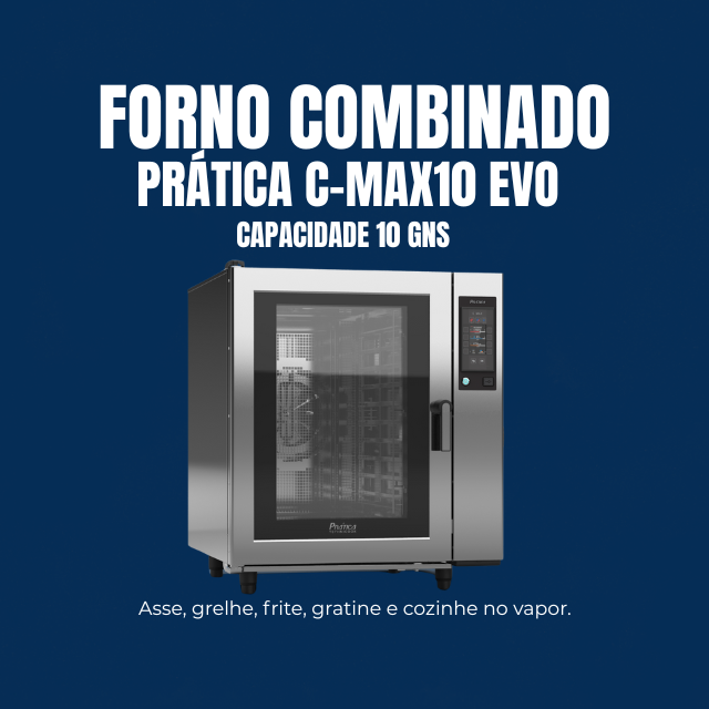 Forno Combinado C-MAX 10 EVO